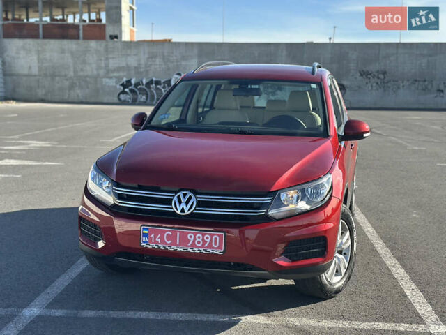 Красный Фольксваген Тигуан, объемом двигателя 1.98 л и пробегом 94 тыс. км за 13750 $, фото 3 на Automoto.ua