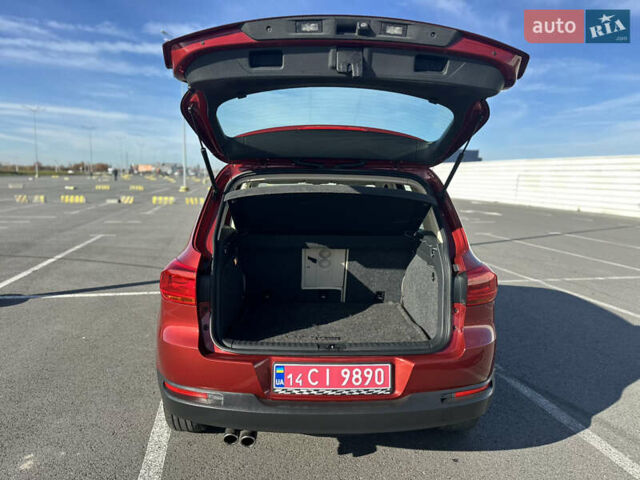 Красный Фольксваген Тигуан, объемом двигателя 1.98 л и пробегом 94 тыс. км за 13750 $, фото 13 на Automoto.ua