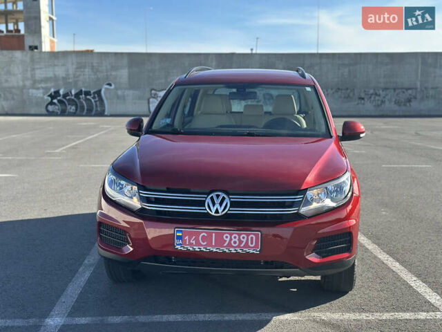 Красный Фольксваген Тигуан, объемом двигателя 1.98 л и пробегом 94 тыс. км за 13750 $, фото 4 на Automoto.ua