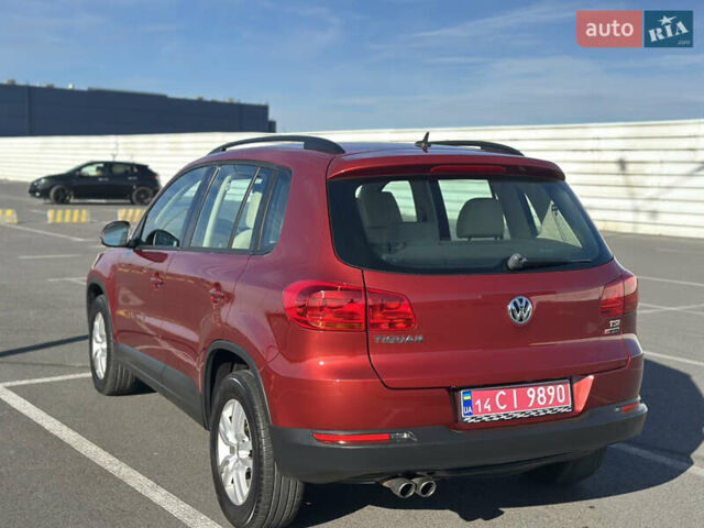 Красный Фольксваген Тигуан, объемом двигателя 1.98 л и пробегом 94 тыс. км за 13750 $, фото 11 на Automoto.ua