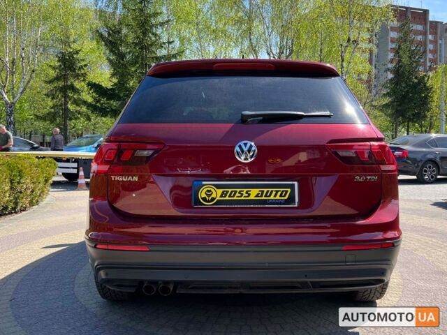 Красный Фольксваген Тигуан, объемом двигателя 2 л и пробегом 225 тыс. км за 18700 $, фото 5 на Automoto.ua