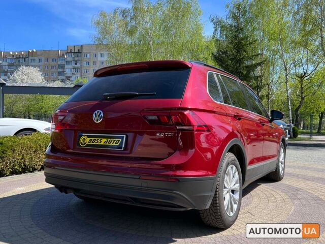 Красный Фольксваген Тигуан, объемом двигателя 2 л и пробегом 225 тыс. км за 18700 $, фото 6 на Automoto.ua