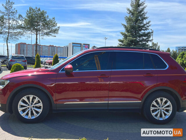 Красный Фольксваген Тигуан, объемом двигателя 2 л и пробегом 225 тыс. км за 18700 $, фото 3 на Automoto.ua