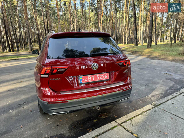 Красный Фольксваген Тигуан, объемом двигателя 2 л и пробегом 91 тыс. км за 18900 $, фото 34 на Automoto.ua