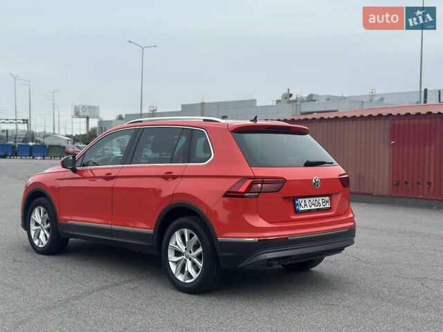 Красный Фольксваген Тигуан, объемом двигателя 1.97 л и пробегом 97 тыс. км за 26300 $, фото 6 на Automoto.ua