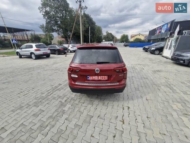 Красный Фольксваген Тигуан, объемом двигателя 2 л и пробегом 35 тыс. км за 17700 $, фото 20 на Automoto.ua