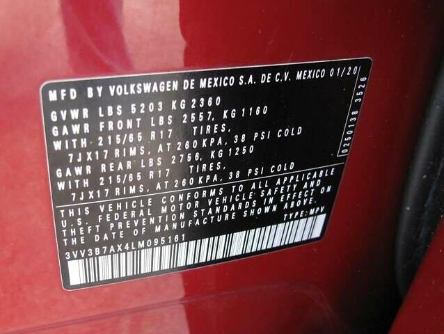 Красный Фольксваген Тигуан, объемом двигателя 2 л и пробегом 80 тыс. км за 21500 $, фото 12 на Automoto.ua