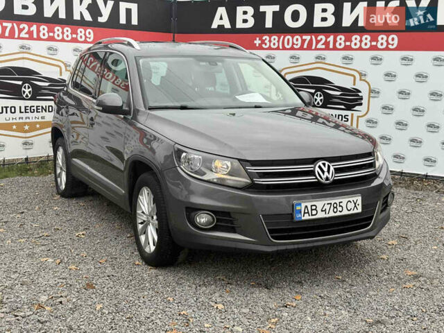 Серый Фольксваген Тигуан, объемом двигателя 2 л и пробегом 190 тыс. км за 13900 $, фото 2 на Automoto.ua