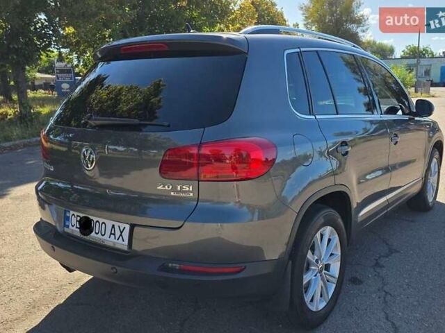 Серый Фольксваген Тигуан, объемом двигателя 1.98 л и пробегом 130 тыс. км за 14400 $, фото 3 на Automoto.ua