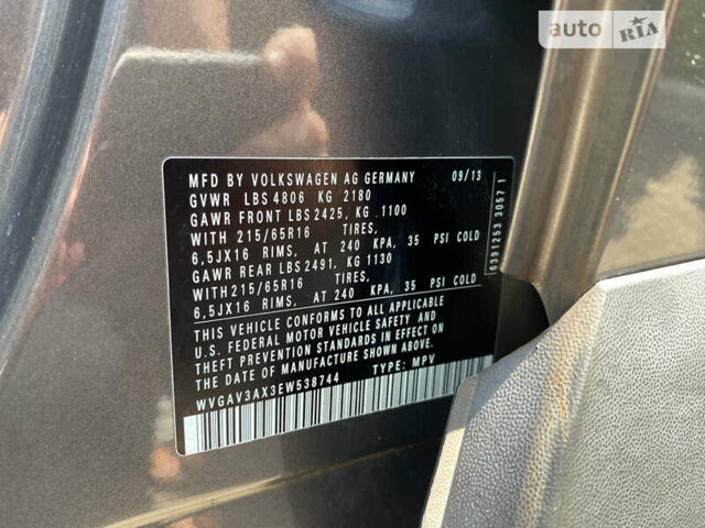 Сірий Фольксваген Тігуан, об'ємом двигуна 2 л та пробігом 190 тис. км за 10999 $, фото 26 на Automoto.ua
