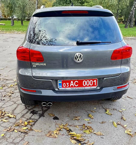 Сірий Фольксваген Тігуан, об'ємом двигуна 1.98 л та пробігом 124 тис. км за 13590 $, фото 12 на Automoto.ua