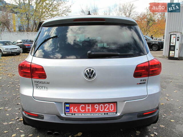 Серый Фольксваген Тигуан, объемом двигателя 2 л и пробегом 186 тыс. км за 14900 $, фото 8 на Automoto.ua