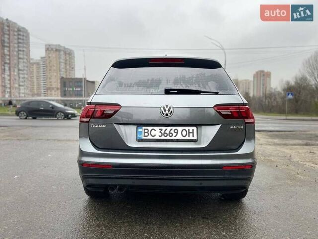 Серый Фольксваген Тигуан, объемом двигателя 1.98 л и пробегом 170 тыс. км за 18999 $, фото 6 на Automoto.ua