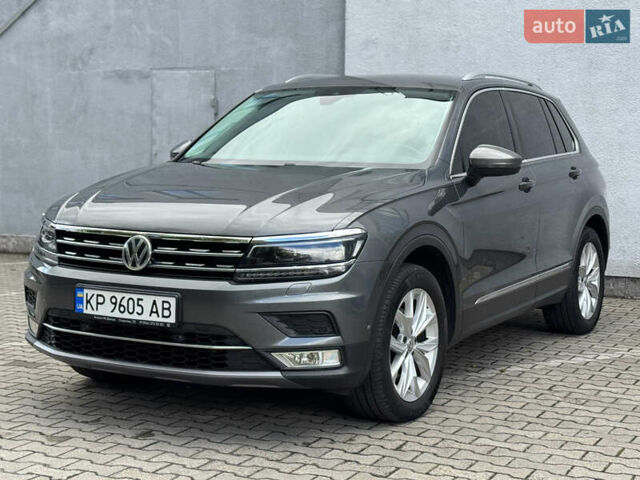 Серый Фольксваген Тигуан, объемом двигателя 2 л и пробегом 197 тыс. км за 22900 $, фото 1 на Automoto.ua