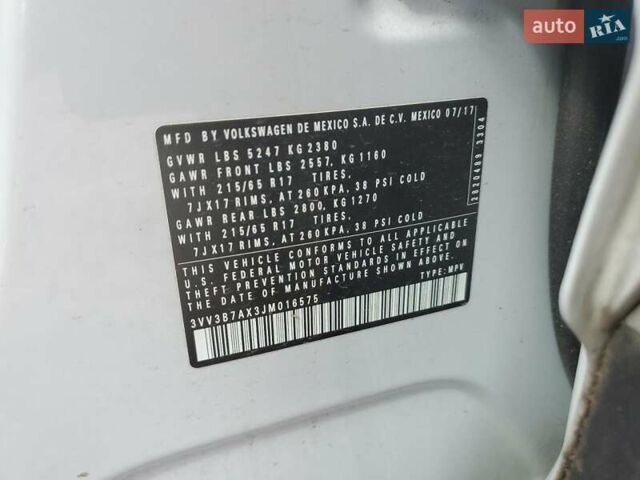 Сірий Фольксваген Тігуан, об'ємом двигуна 1.98 л та пробігом 121 тис. км за 4400 $, фото 11 на Automoto.ua