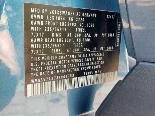 Сірий Фольксваген Тігуан, об'ємом двигуна 2 л та пробігом 143 тис. км за 12700 $, фото 5 на Automoto.ua