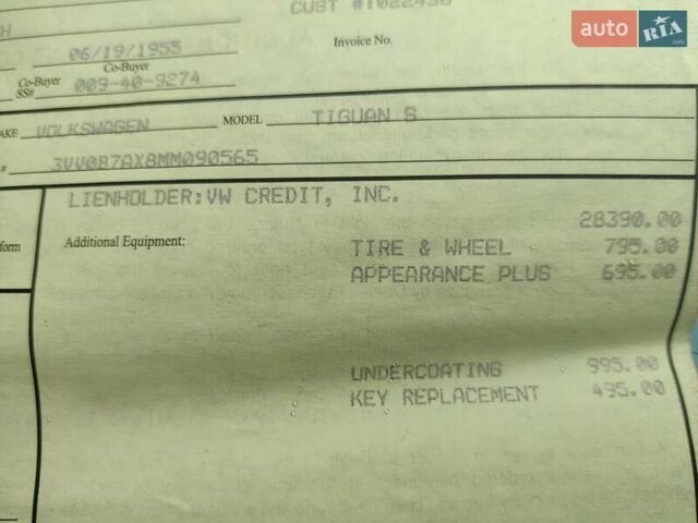 Серый Фольксваген Тигуан, объемом двигателя 1.98 л и пробегом 76 тыс. км за 19200 $, фото 19 на Automoto.ua