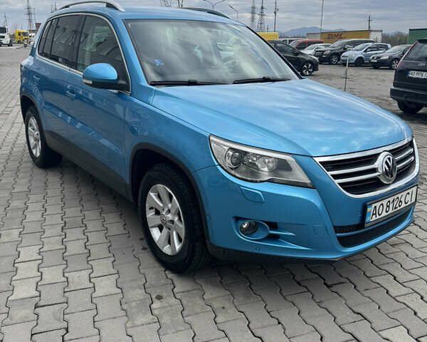 Синий Фольксваген Тигуан, объемом двигателя 1.97 л и пробегом 245 тыс. км за 9200 $, фото 2 на Automoto.ua