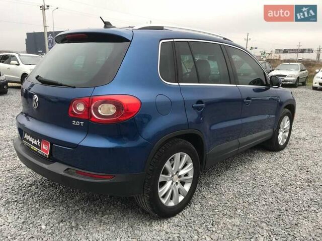 Синий Фольксваген Тигуан, объемом двигателя 2 л и пробегом 180 тыс. км за 9990 $, фото 6 на Automoto.ua