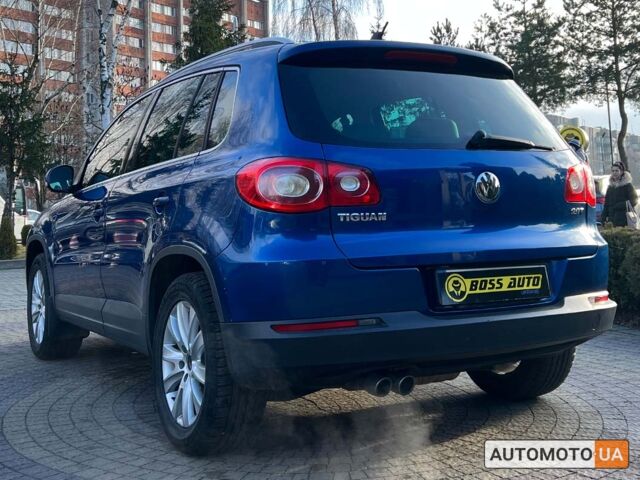 Синий Фольксваген Тигуан, объемом двигателя 2 л и пробегом 170 тыс. км за 10600 $, фото 4 на Automoto.ua