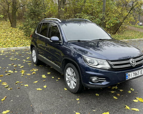 Синий Фольксваген Тигуан, объемом двигателя 1.98 л и пробегом 211 тыс. км за 16000 $, фото 1 на Automoto.ua
