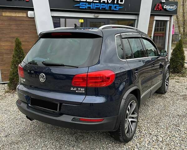 Синий Фольксваген Тигуан, объемом двигателя 1.98 л и пробегом 205 тыс. км за 10950 $, фото 2 на Automoto.ua