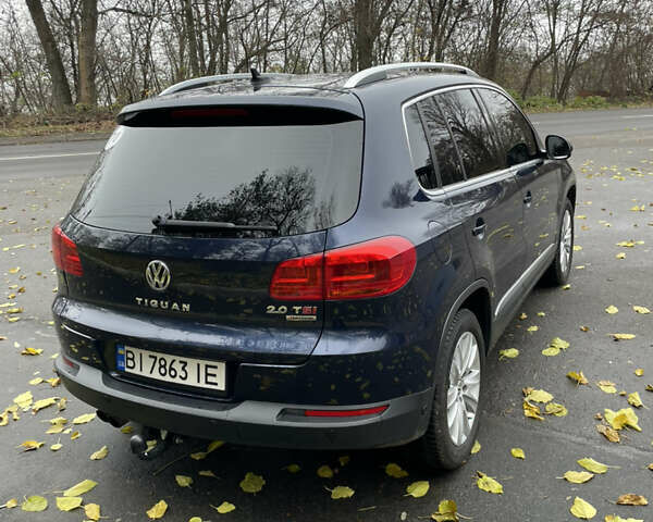 Синий Фольксваген Тигуан, объемом двигателя 1.98 л и пробегом 211 тыс. км за 16000 $, фото 4 на Automoto.ua