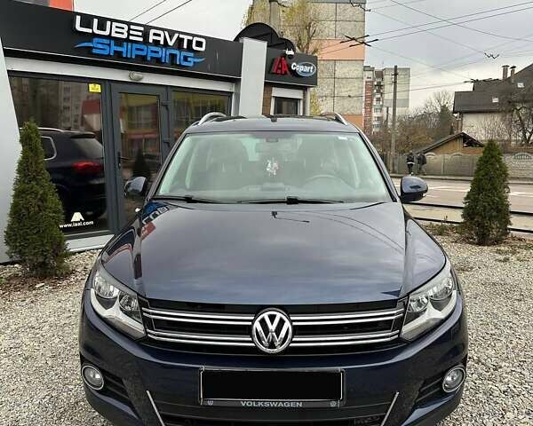 Синий Фольксваген Тигуан, объемом двигателя 1.98 л и пробегом 205 тыс. км за 10950 $, фото 1 на Automoto.ua