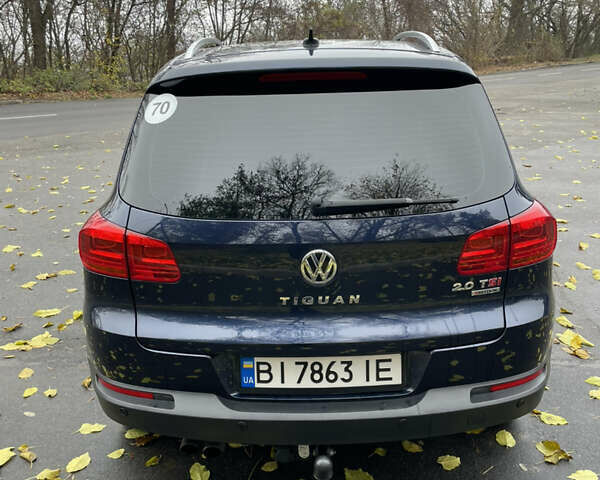 Синий Фольксваген Тигуан, объемом двигателя 1.98 л и пробегом 211 тыс. км за 16000 $, фото 6 на Automoto.ua