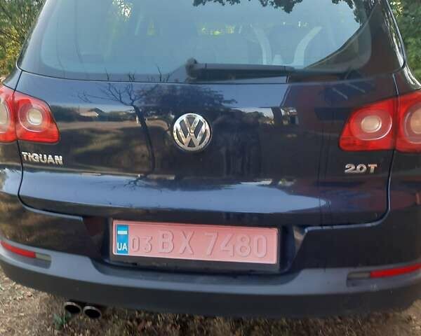 Синій Фольксваген Тігуан, об'ємом двигуна 2 л та пробігом 170 тис. км за 9500 $, фото 10 на Automoto.ua