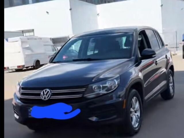 Синий Фольксваген Тигуан, объемом двигателя 2 л и пробегом 200 тыс. км за 10500 $, фото 2 на Automoto.ua