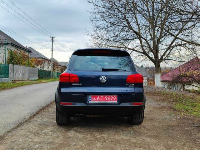 Синий Фольксваген Тигуан, объемом двигателя 2 л и пробегом 224 тыс. км за 12400 $, фото 3 на Automoto.ua