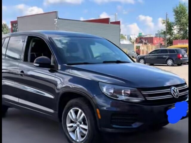 Синий Фольксваген Тигуан, объемом двигателя 2 л и пробегом 200 тыс. км за 10500 $, фото 1 на Automoto.ua