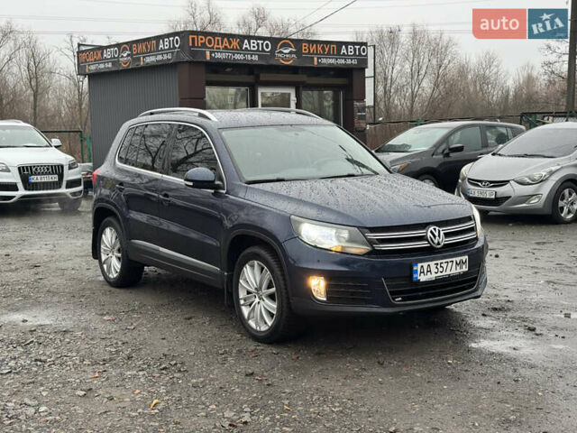 Синий Фольксваген Тигуан, объемом двигателя 1.98 л и пробегом 203 тыс. км за 12000 $, фото 1 на Automoto.ua
