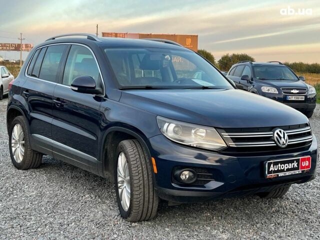 Синий Фольксваген Тигуан, объемом двигателя 2 л и пробегом 122 тыс. км за 14990 $, фото 2 на Automoto.ua