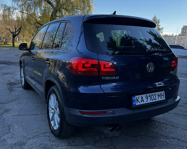 Синий Фольксваген Тигуан, объемом двигателя 2 л и пробегом 252 тыс. км за 9800 $, фото 6 на Automoto.ua