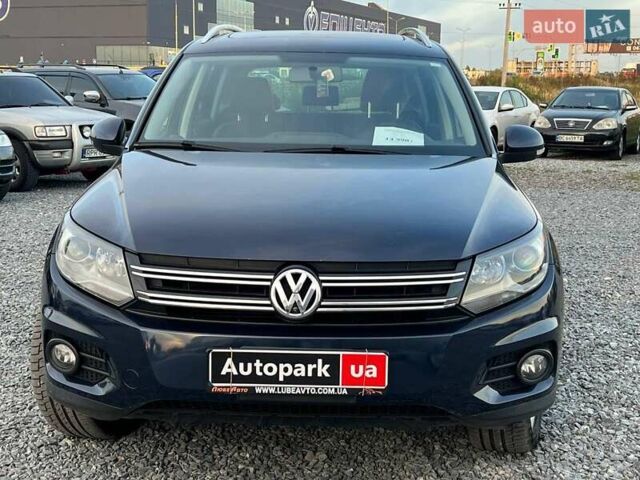 Синий Фольксваген Тигуан, объемом двигателя 2 л и пробегом 122 тыс. км за 14990 $, фото 1 на Automoto.ua