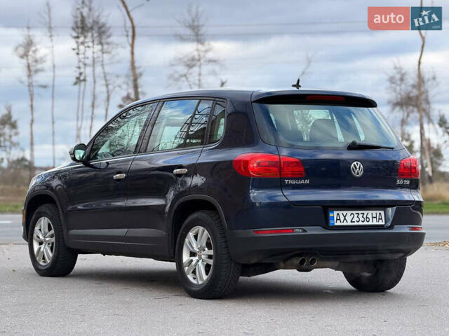 Синий Фольксваген Тигуан, объемом двигателя 2 л и пробегом 170 тыс. км за 10700 $, фото 1 на Automoto.ua