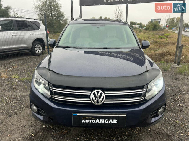 Синий Фольксваген Тигуан, объемом двигателя 1.98 л и пробегом 167 тыс. км за 12300 $, фото 5 на Automoto.ua