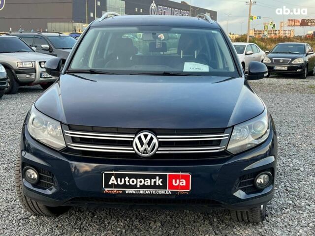 Синий Фольксваген Тигуан, объемом двигателя 2 л и пробегом 122 тыс. км за 14990 $, фото 1 на Automoto.ua