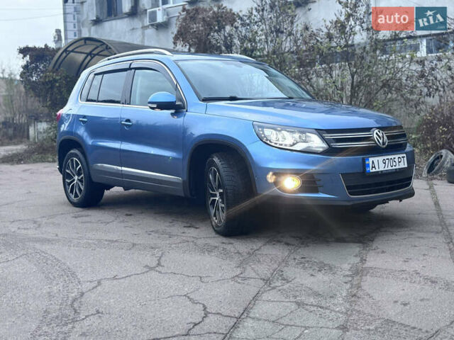 Синій Фольксваген Тігуан, об'ємом двигуна 1.97 л та пробігом 257 тис. км за 12500 $, фото 1 на Automoto.ua
