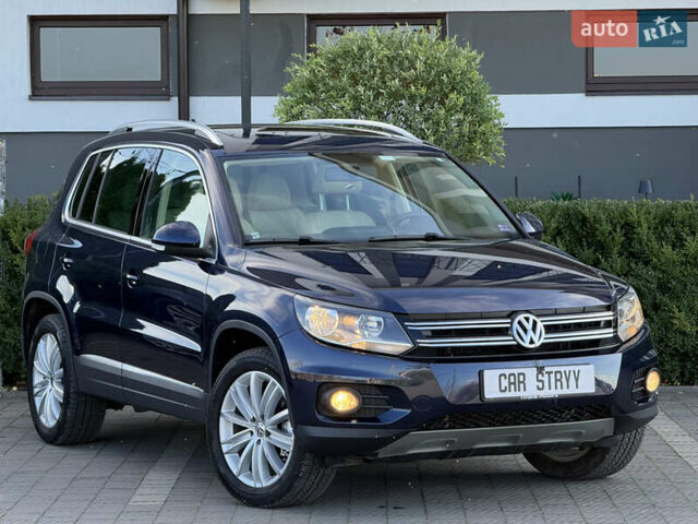 Синий Фольксваген Тигуан, объемом двигателя 2 л и пробегом 238 тыс. км за 12999 $, фото 1 на Automoto.ua
