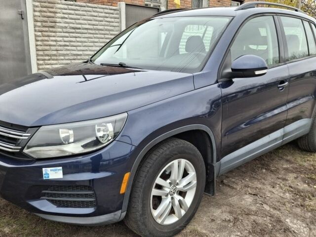 Синий Фольксваген Тигуан, объемом двигателя 2 л и пробегом 160 тыс. км за 12500 $, фото 1 на Automoto.ua