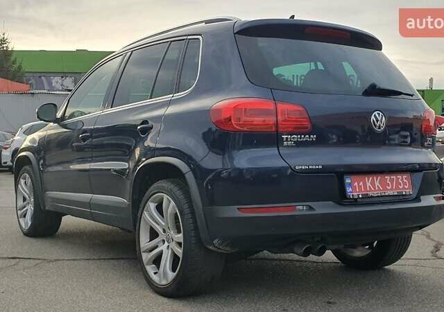 Синий Фольксваген Тигуан, объемом двигателя 2 л и пробегом 134 тыс. км за 12500 $, фото 4 на Automoto.ua