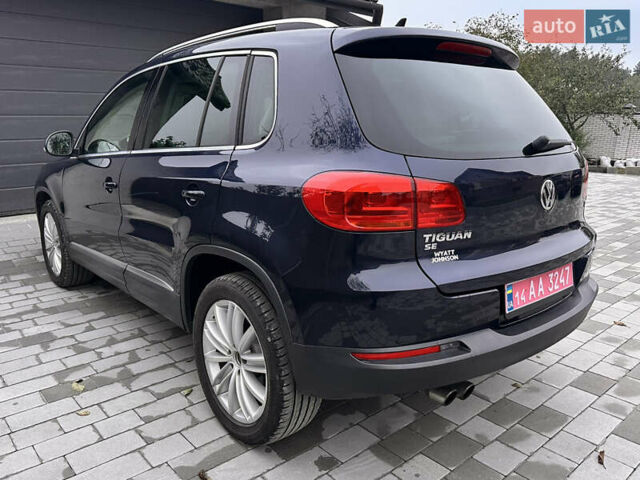 Синий Фольксваген Тигуан, объемом двигателя 1.98 л и пробегом 167 тыс. км за 14300 $, фото 18 на Automoto.ua