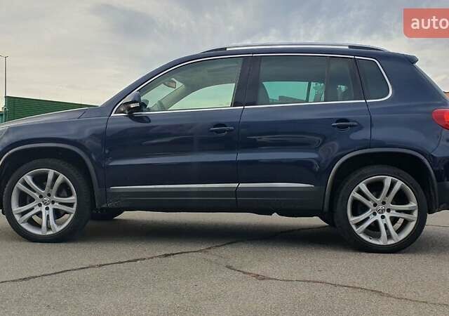 Синий Фольксваген Тигуан, объемом двигателя 2 л и пробегом 134 тыс. км за 12500 $, фото 5 на Automoto.ua