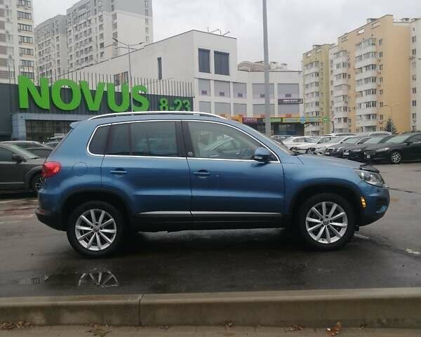 Синий Фольксваген Тигуан, объемом двигателя 1.98 л и пробегом 185 тыс. км за 12900 $, фото 1 на Automoto.ua