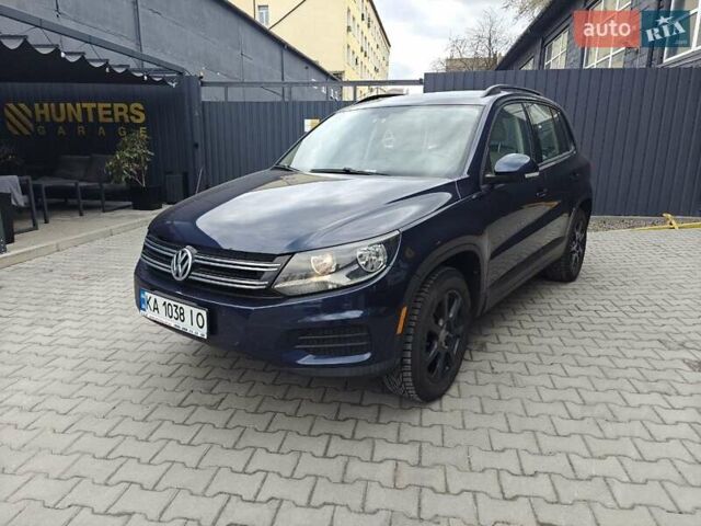 Синий Фольксваген Тигуан, объемом двигателя 1.98 л и пробегом 95 тыс. км за 12500 $, фото 1 на Automoto.ua