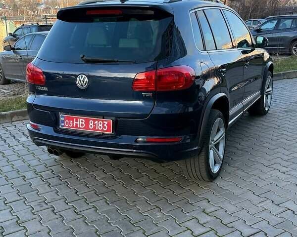 Синий Фольксваген Тигуан, объемом двигателя 2 л и пробегом 129 тыс. км за 14100 $, фото 6 на Automoto.ua