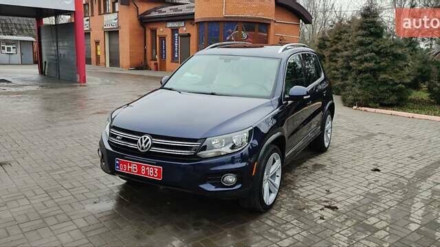 Синий Фольксваген Тигуан, объемом двигателя 2 л и пробегом 129 тыс. км за 12700 $, фото 1 на Automoto.ua